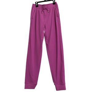 Champion Big Girls’ Pink Athletic Drawstring Waist Jogger Pants Sz-XL
